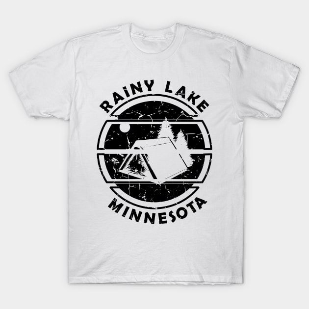 Camping at Rainy Lake Minnesota T-Shirt by Jahmar Anderson